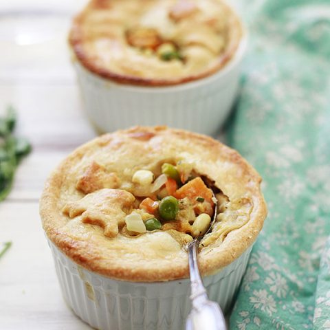 Vegetable Pot Pie with Edamame Recipe