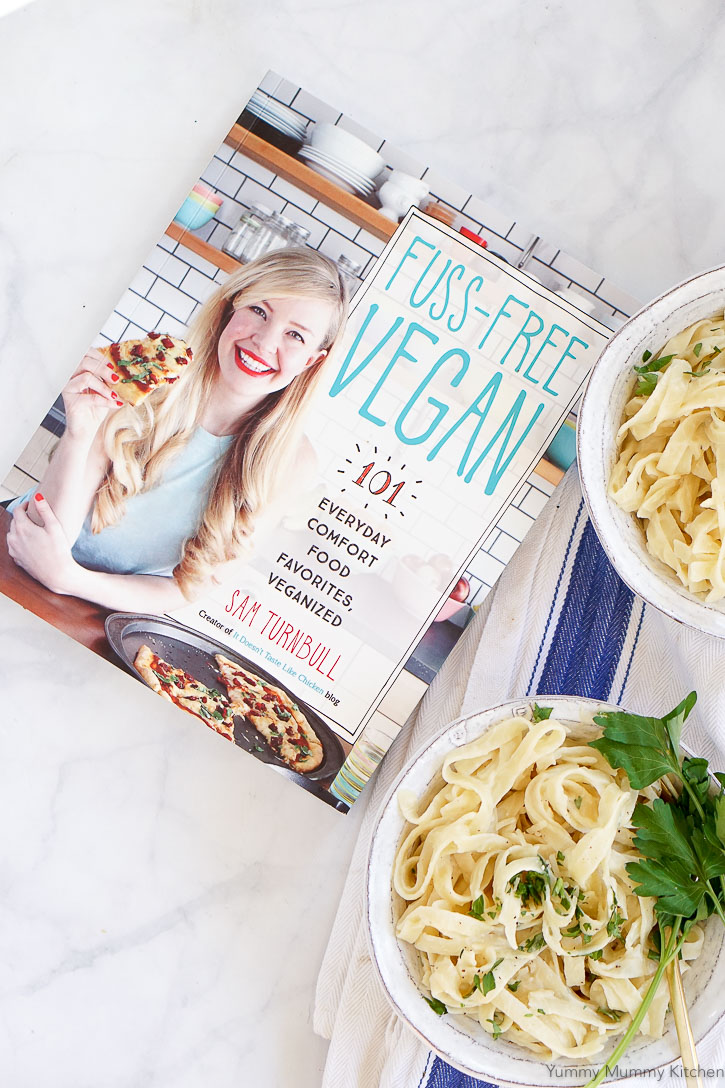 Comforting pasta from the Fuss-Free Vegan cookbook! 