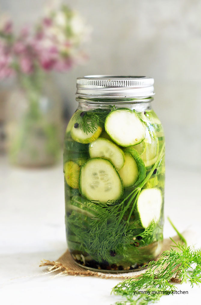 easy refrigerator pickles