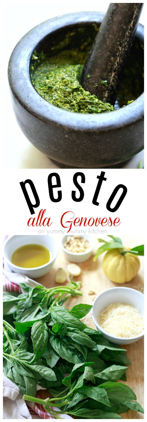 How to make pesto with a traditional Italian recipe and variations to make your pesto vegan, oil-free, with walnuts, and more!