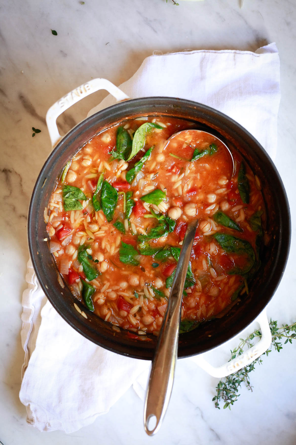 Pasta e Ceci (Italian Chickpea Soup)