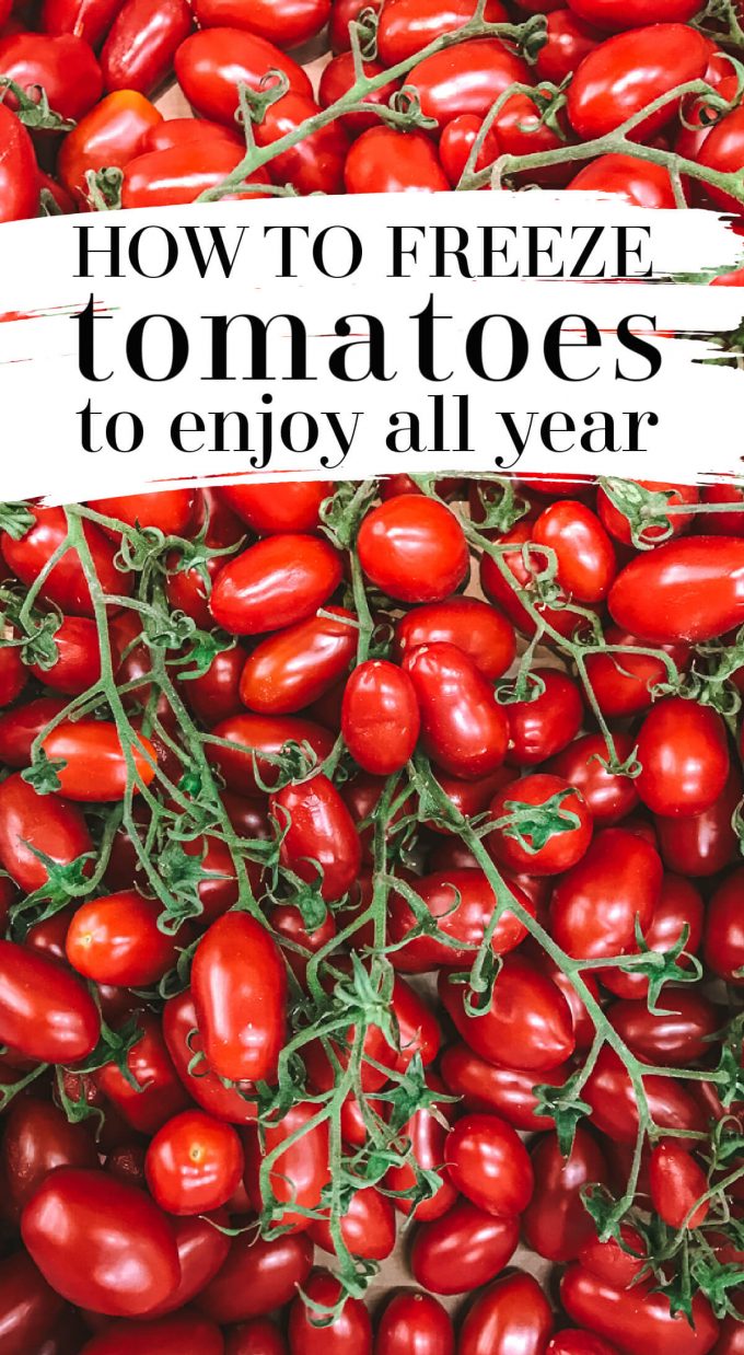 How to Freeze Fresh Tomatoes (Cherry, Whole, and Green)