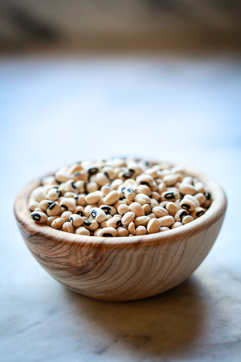 Vegan Black Eyed Peas with Greens (Instant Pot or Stovetop Stewed)