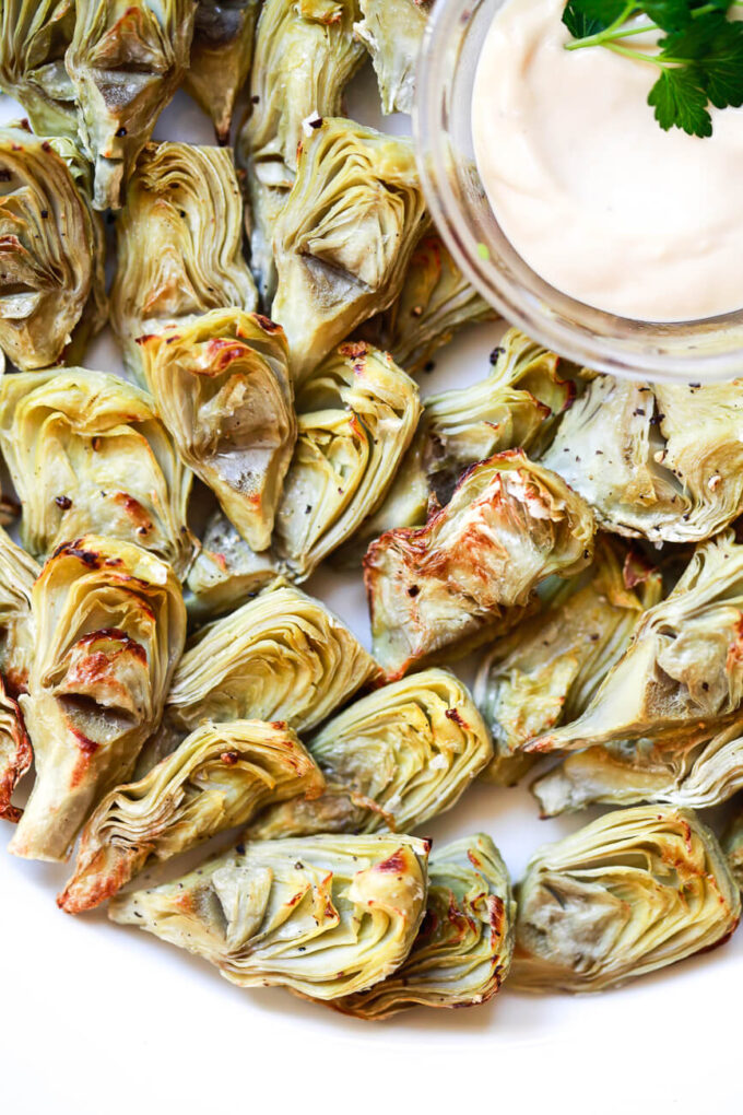 Frozen Artichoke Hearts Roasted or Air Fryer