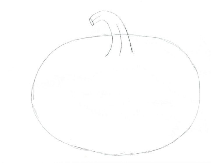 How to Draw a Pumpkin: Easy Pumpkin Drawing Tutorial