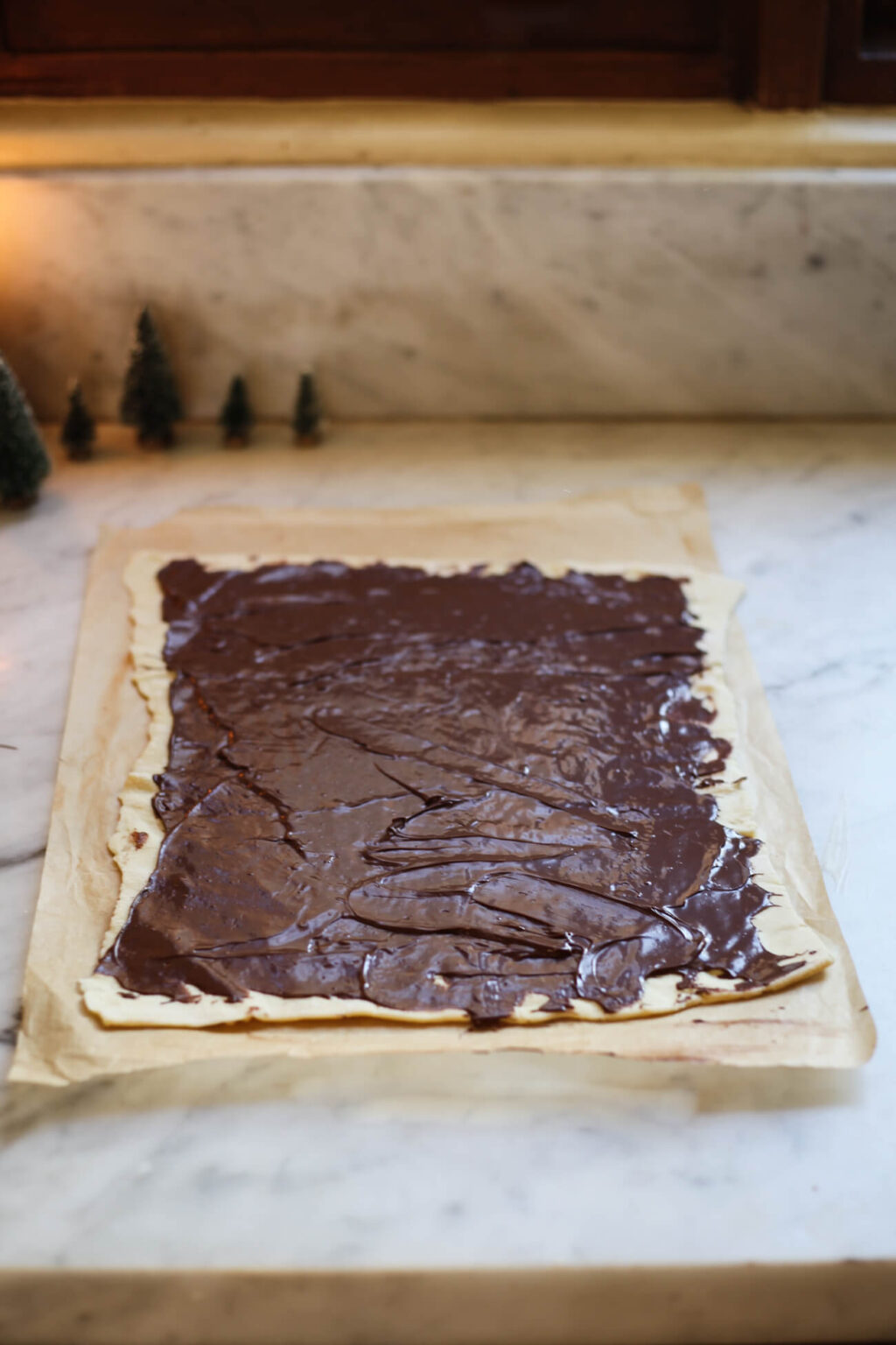 Nutella Puff Pastry Christmas Tree